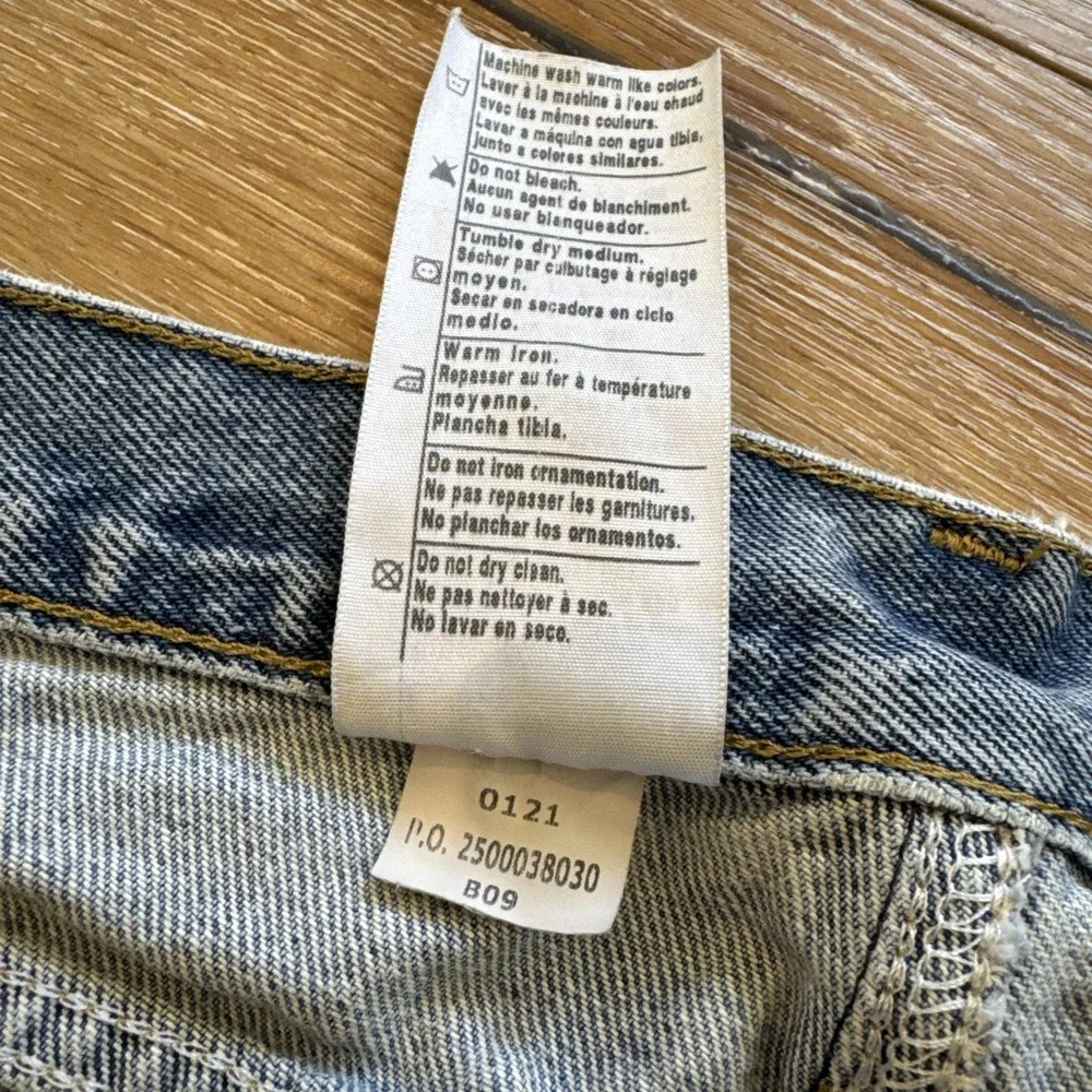 Carhartt Jeans Mens 38 x 29 B480 DVB Straight Traditional Fit‎ Denim Workwear